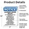 Signmission Laundry Room Rules For Residents, 7 in W x Rectangle, Aluminum OS-2PACK-NS-A-710-V-13982 - alternate 3